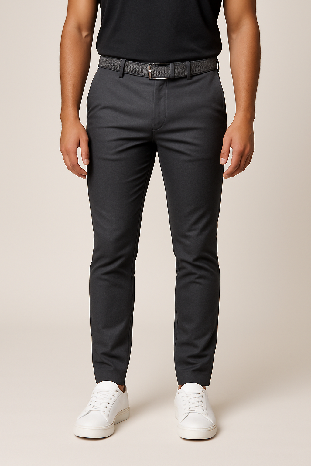 Slim Fit Stretch Chino Trousers