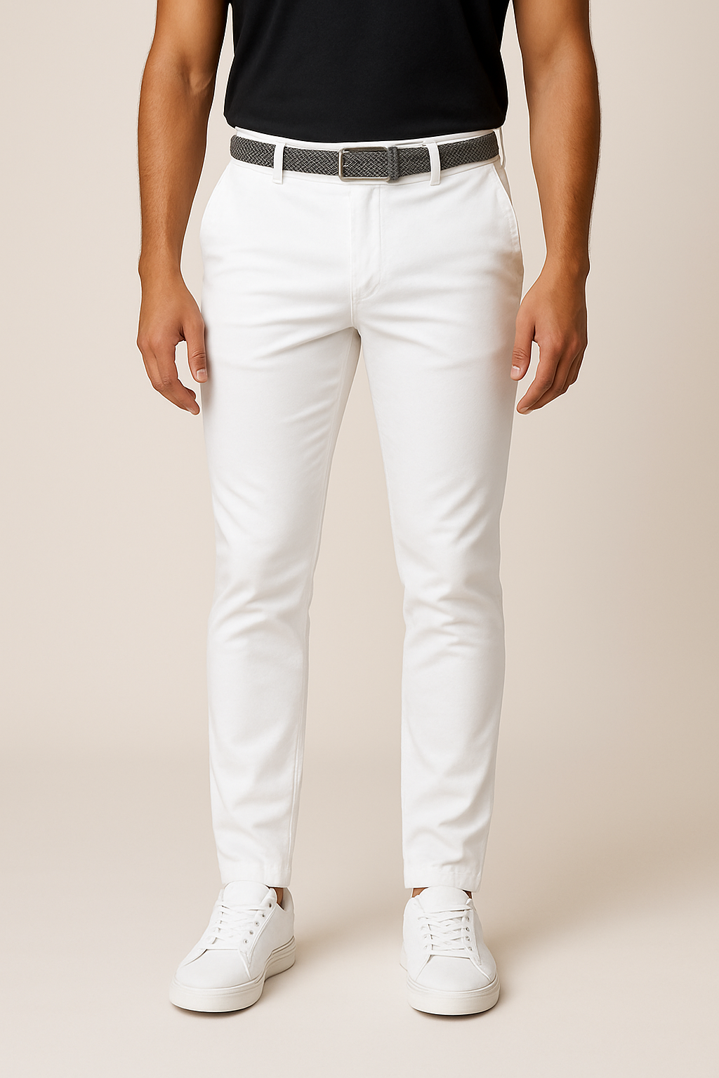 Slim Fit Stretch Chino Trousers