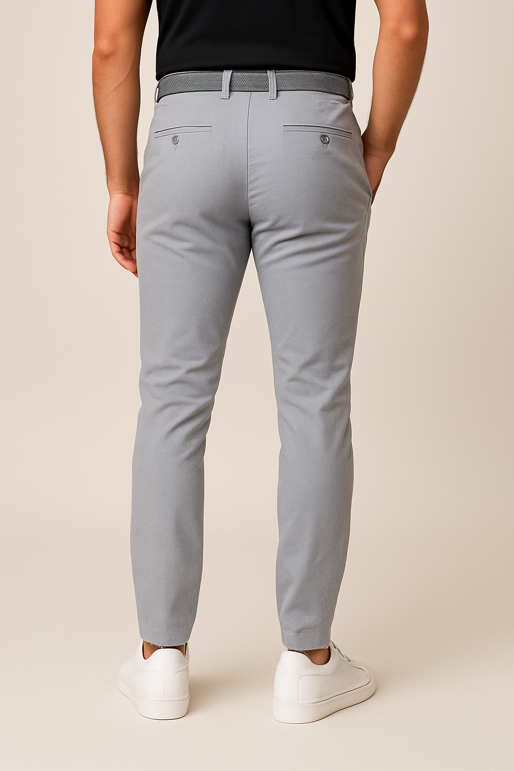 Slim Fit Stretch Chino Trousers