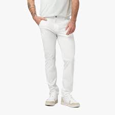 Slim Fit Stretch Chino Trousers "White" (test)